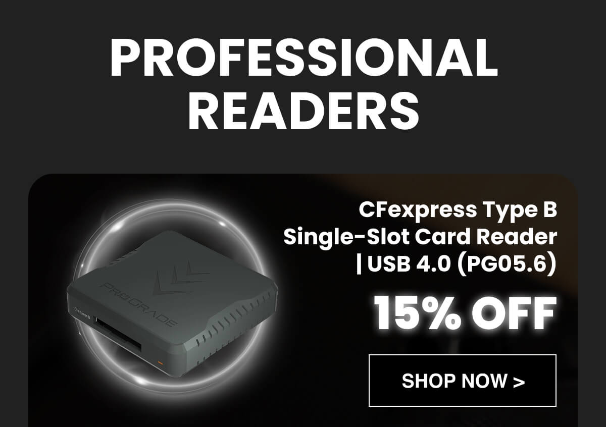 CFexpress Type B Single-Slot Card Reader | USB 4.0 (PG05.6) 15% OFF 