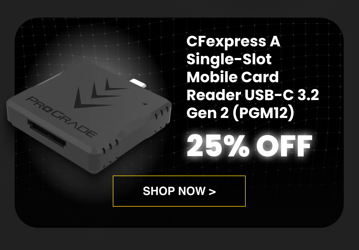 CFexpress A Single-Slot Mobile Card Reader USB-C 3.2 Gen 2 (PGM12) - 25% OFF