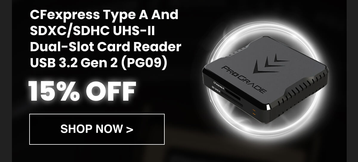 CFexpress Type A and SDXC/SDHC UHS-II Dual-Slot Card Reader | USB 3.2 Gen 2 (PG09) 15% OFF