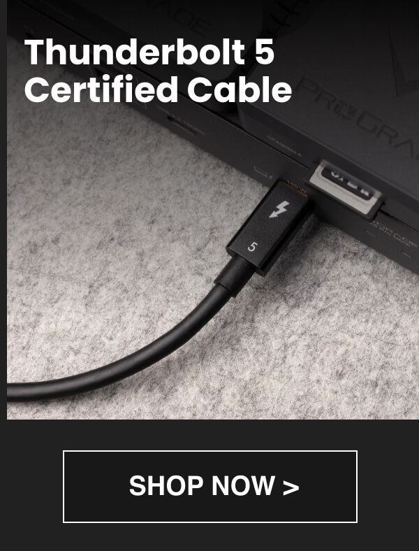 Thunderbolt 5 Certified Cable 15% OFF