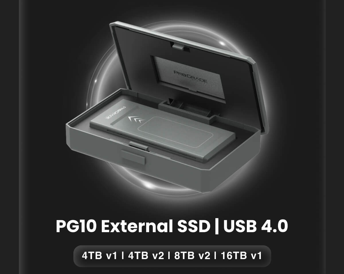 PG10 External SSD | USB 4.0 4TB v1 | 4TB v2 | 8TB v2 | 16TB v1