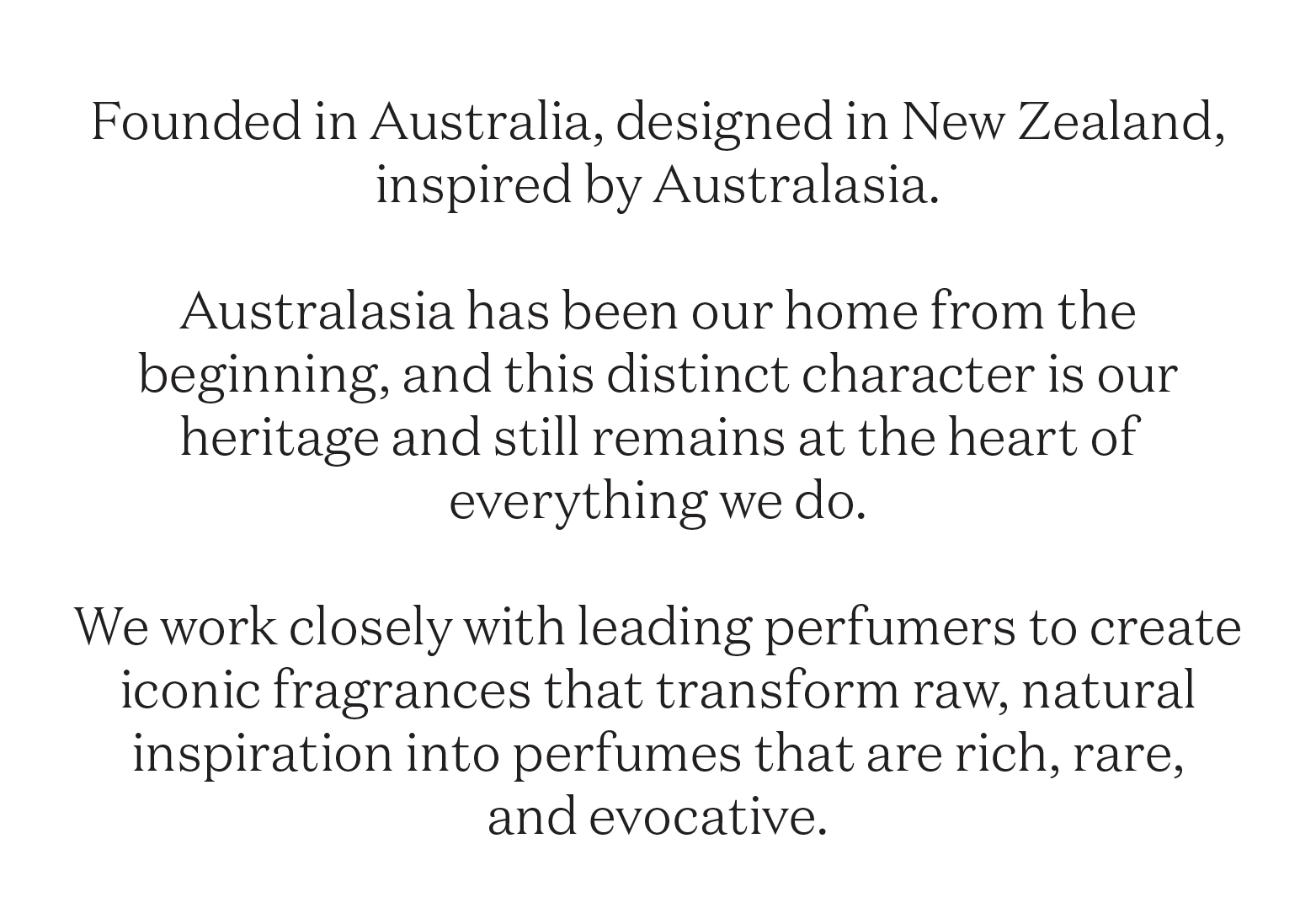 Founded in Australia