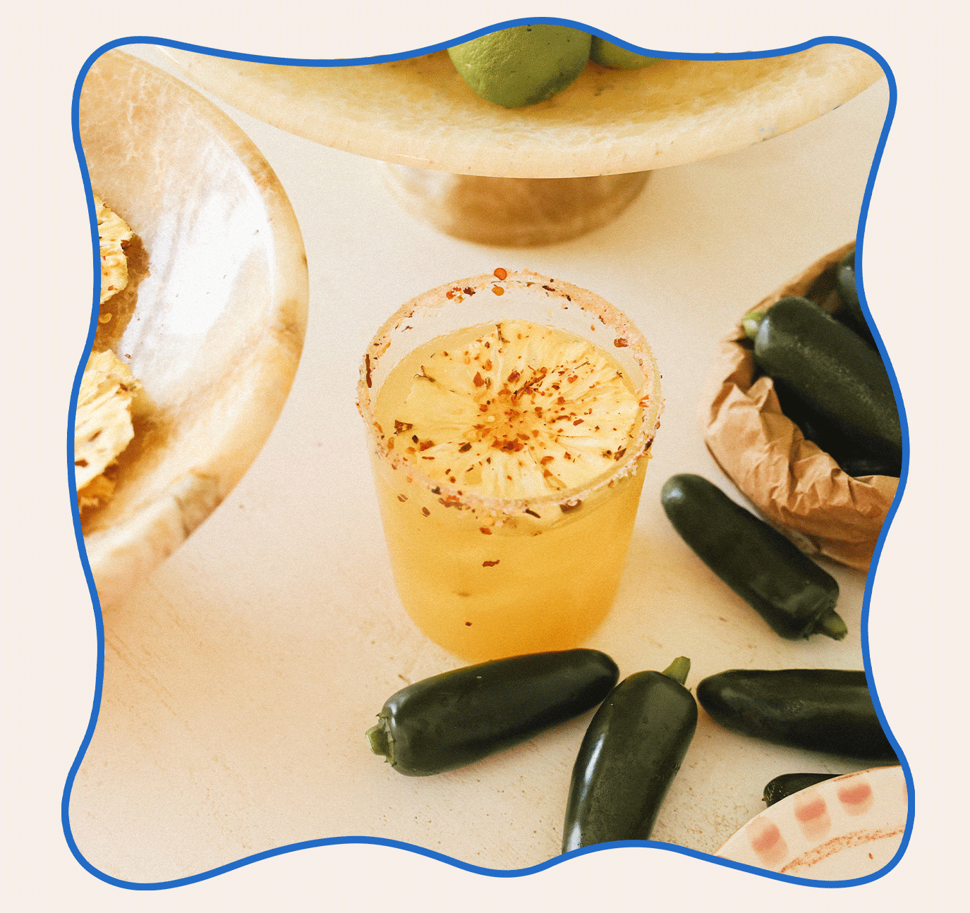 Peppa Hart’s Pineapple Jalapeño Margarita recipe Ecoya