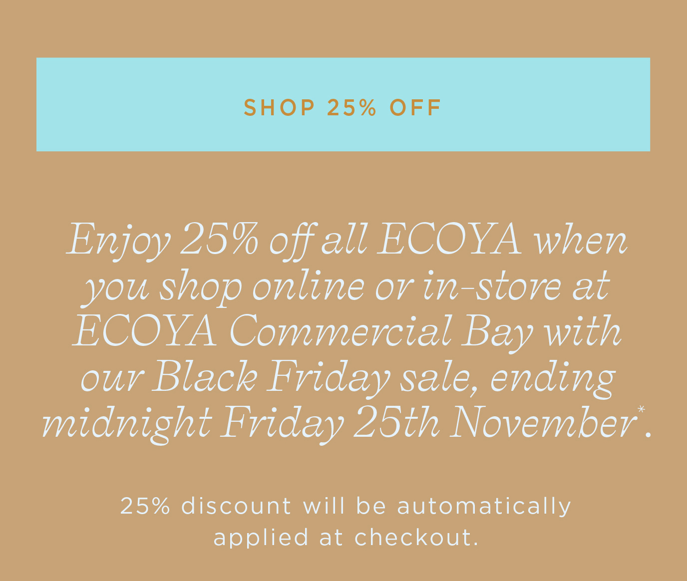 YOU'VE GOT 12 HOURS Ecoya