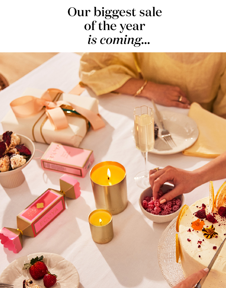 Get early access to our BIGGEST SALE of the year Ecoya