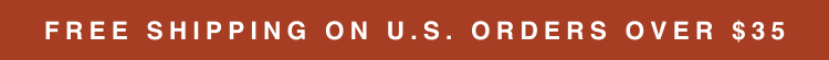 Free Shipping on U.S. Orders Over $35