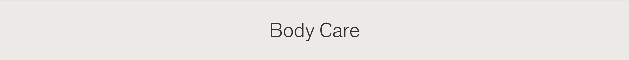 Body Care