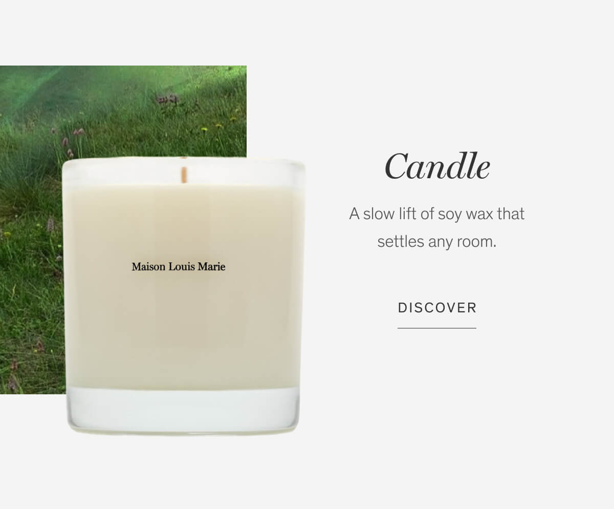 Candle | A Gentle Drift  A slow lift of soy wax that settles any room. DISCOVER