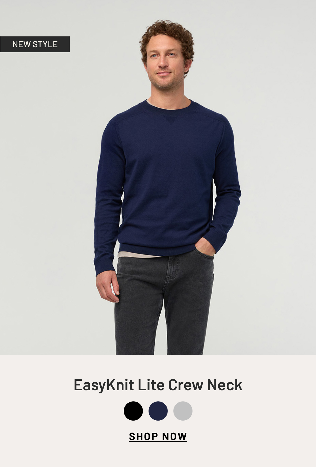 New Style - EasyKnit Lite Crew Neck