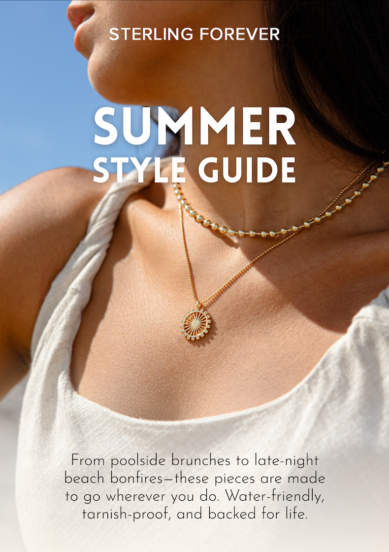 Sterling Forever: Summer Style Guide | From poolside brunches to late-night beach bonfires—these pieces are made to go wherever you do. Water-friendly, tarnish-proof, and backed for life.