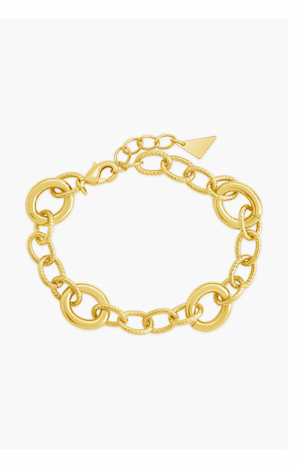 Carter Round Statement Link Bracelet