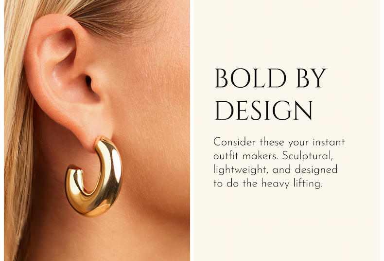 Bold By Design - Consider these your instant outfit makers. Sculptural, lightweight, and designed to do the heavy lifting.