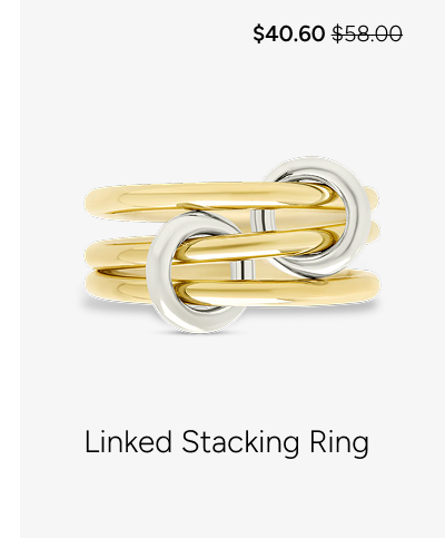 Linked Stacking Ring [*$40.60* $58.00]