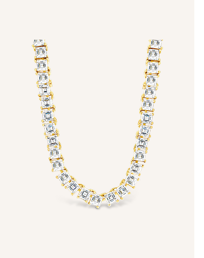 Brette Adjustable CZ Tennis Necklace