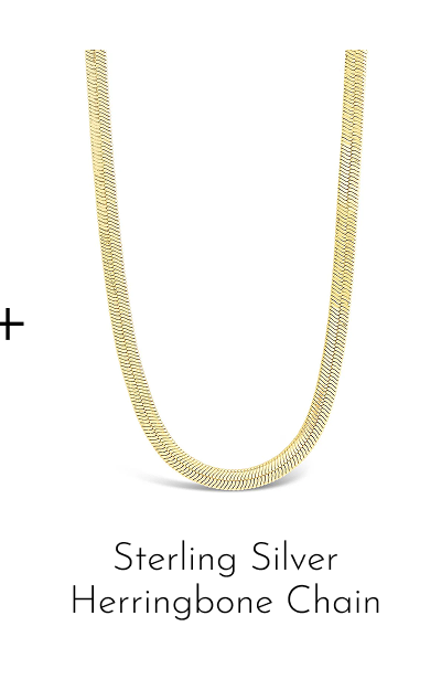 Sterling Silver Herringbone Chain