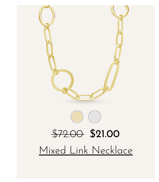 Mixed link necklace