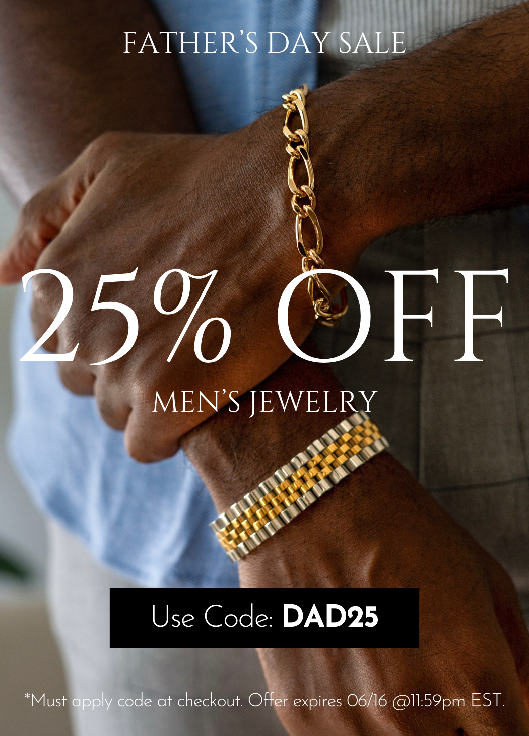 25% OFF Men's Jewelry