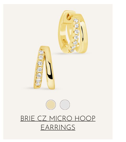 Brie Micro Hoops
