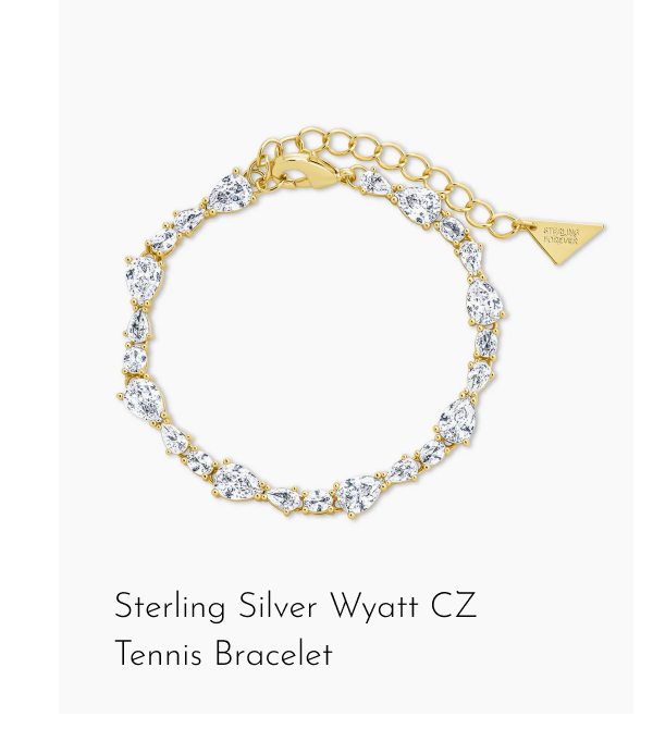 Sterling Silver Wyatt CZ Tennis Bracelet