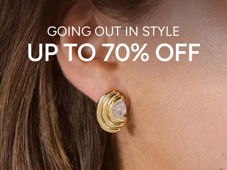 Going out in style, up to 70% off