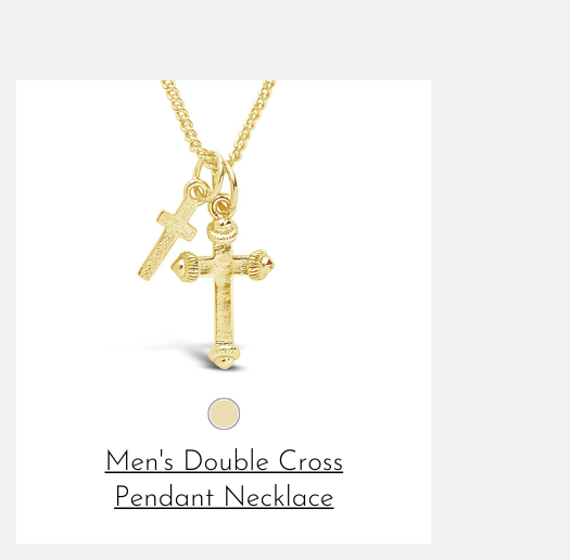 Cross pendant