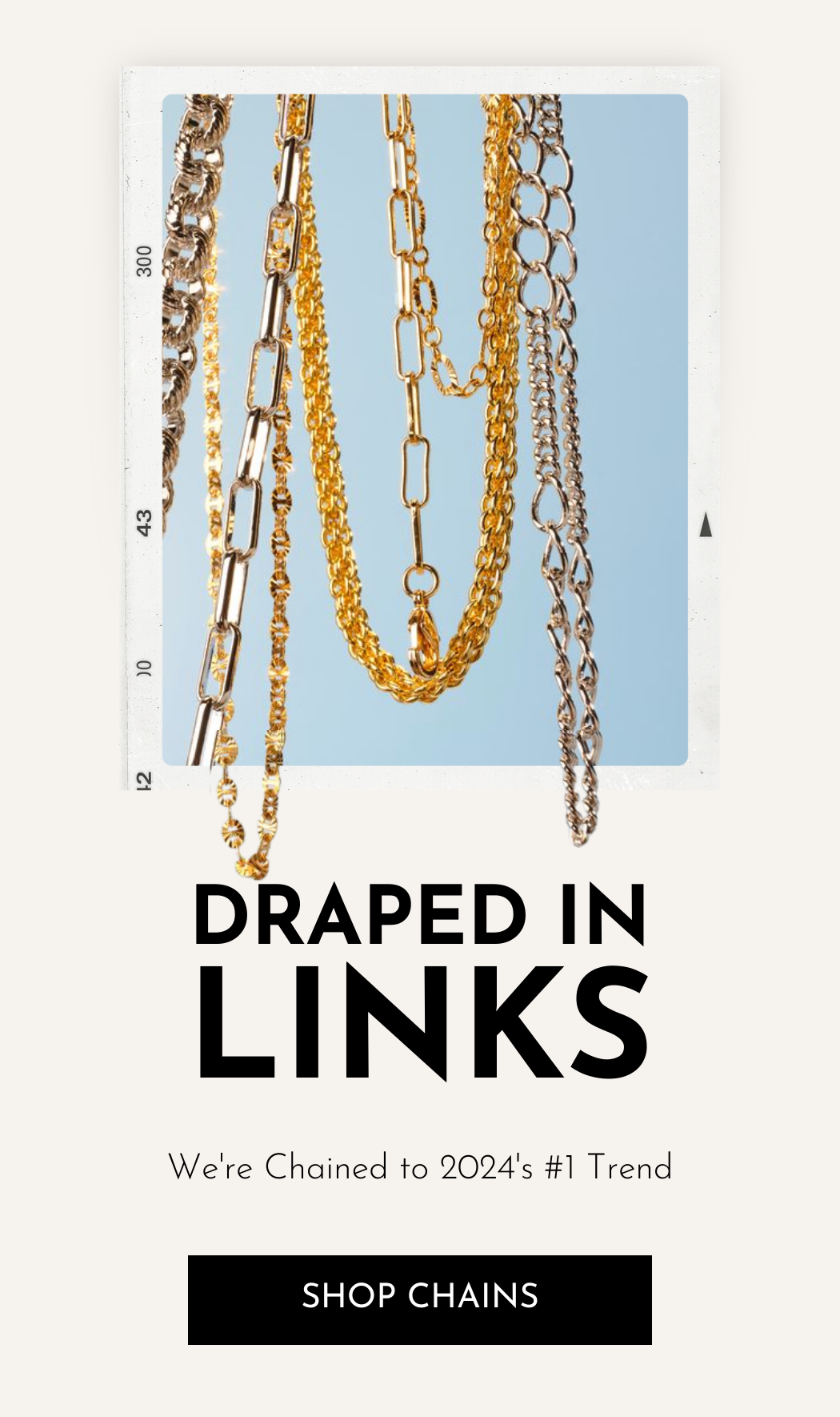 Chain link necklaces