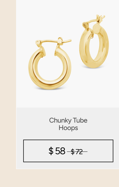 Chunky Tube Hoops
