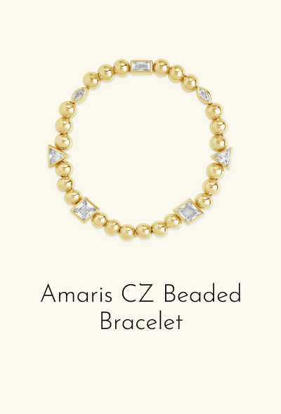 Amaris CZ Beaded Bracelet