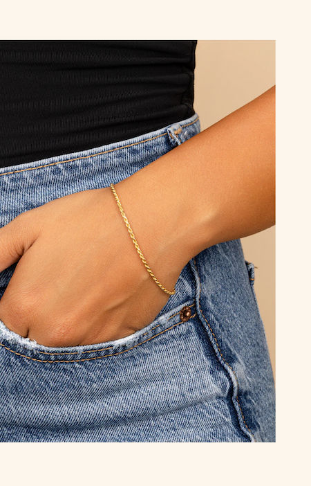 Sterling Silver Annelise Chain Bracelet