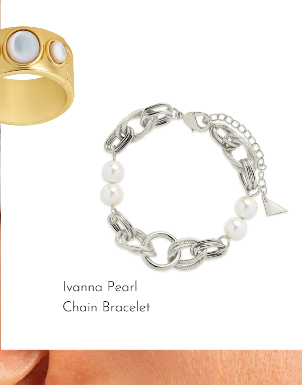 Ivanna Pearl Chain Bracelet