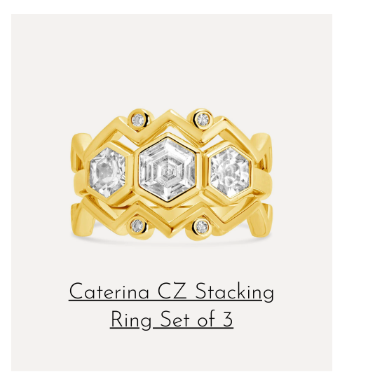 caterina stacking ring of 3