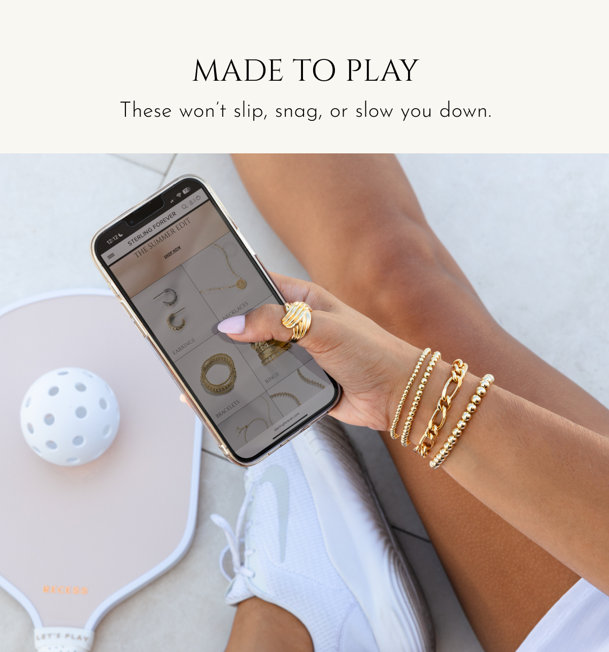 Made to play | These won't slip, snag, or slow you down.