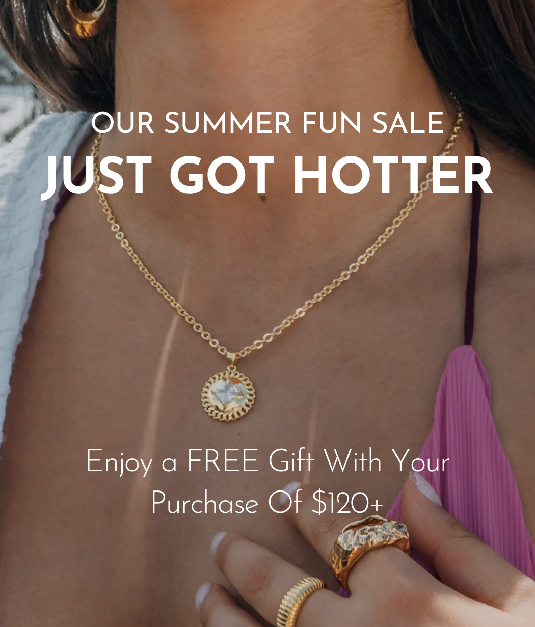 free gift with purchase of $120+