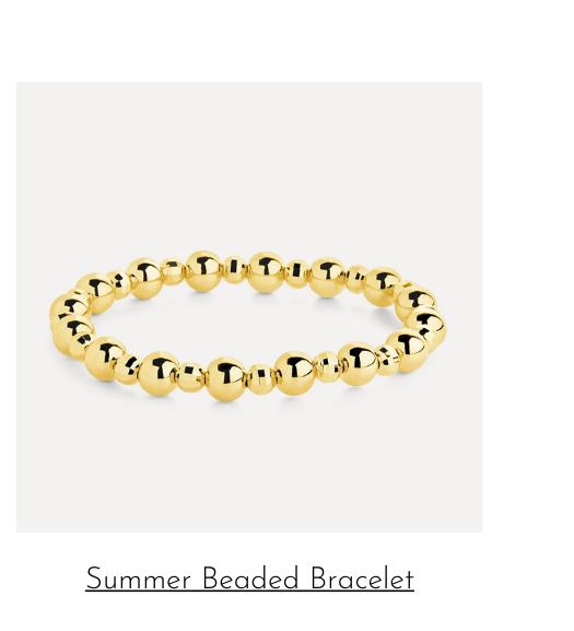 summer beaded bracelet
