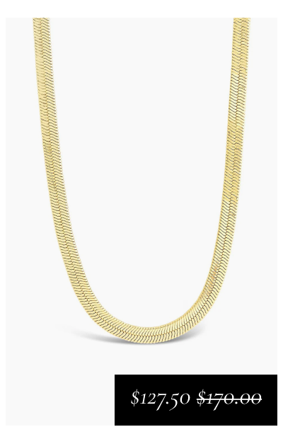 Sterling Silver Herringbone Chain [*$127.50* $170.00]