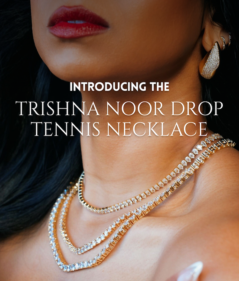 Introducing The Trishna NooR Drop Tennis Necklace