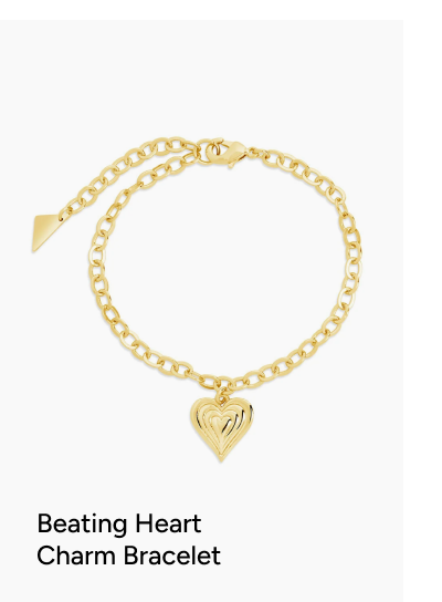 Beating Heart Charm Bracelet