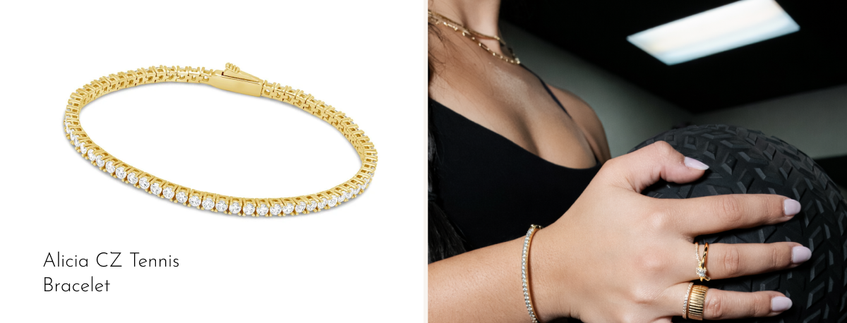 Alicia CZ Tennis Bracelet