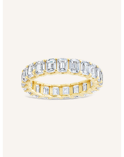 Sterling Silver Rio Baguette CZ Ring