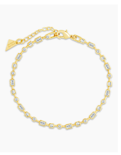 Camden CZ Staggered Tennis Bracelet