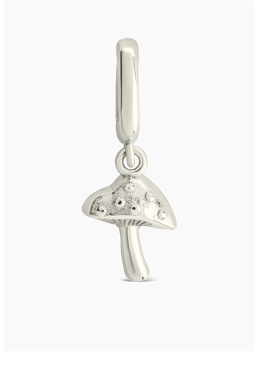 Sterling Silver Mushroom Charm