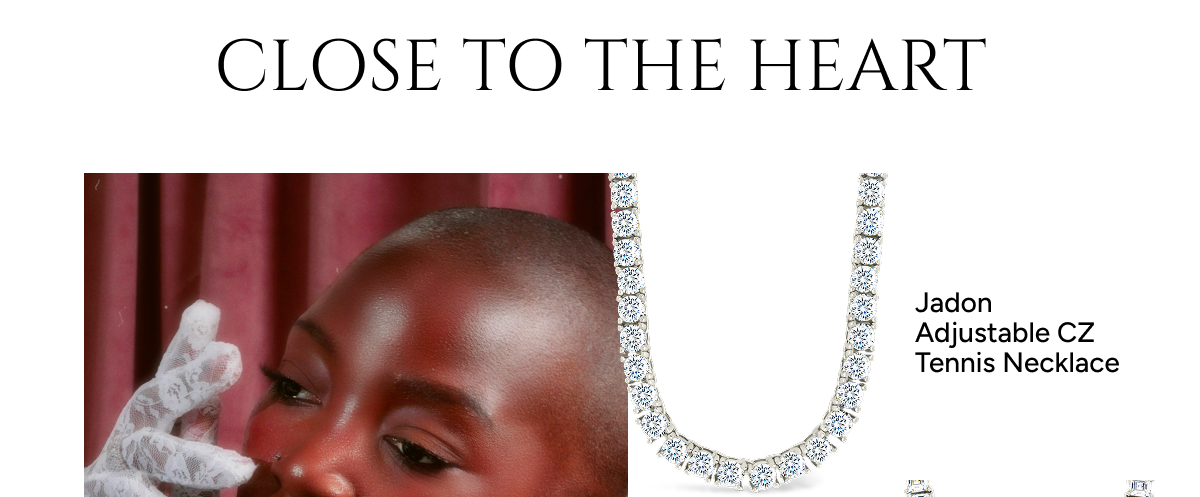 Close to the Heart | Jadon Adjustable CZ Tennis Necklace