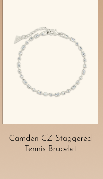 Camden CZ Staggered Tennis Bracelet
