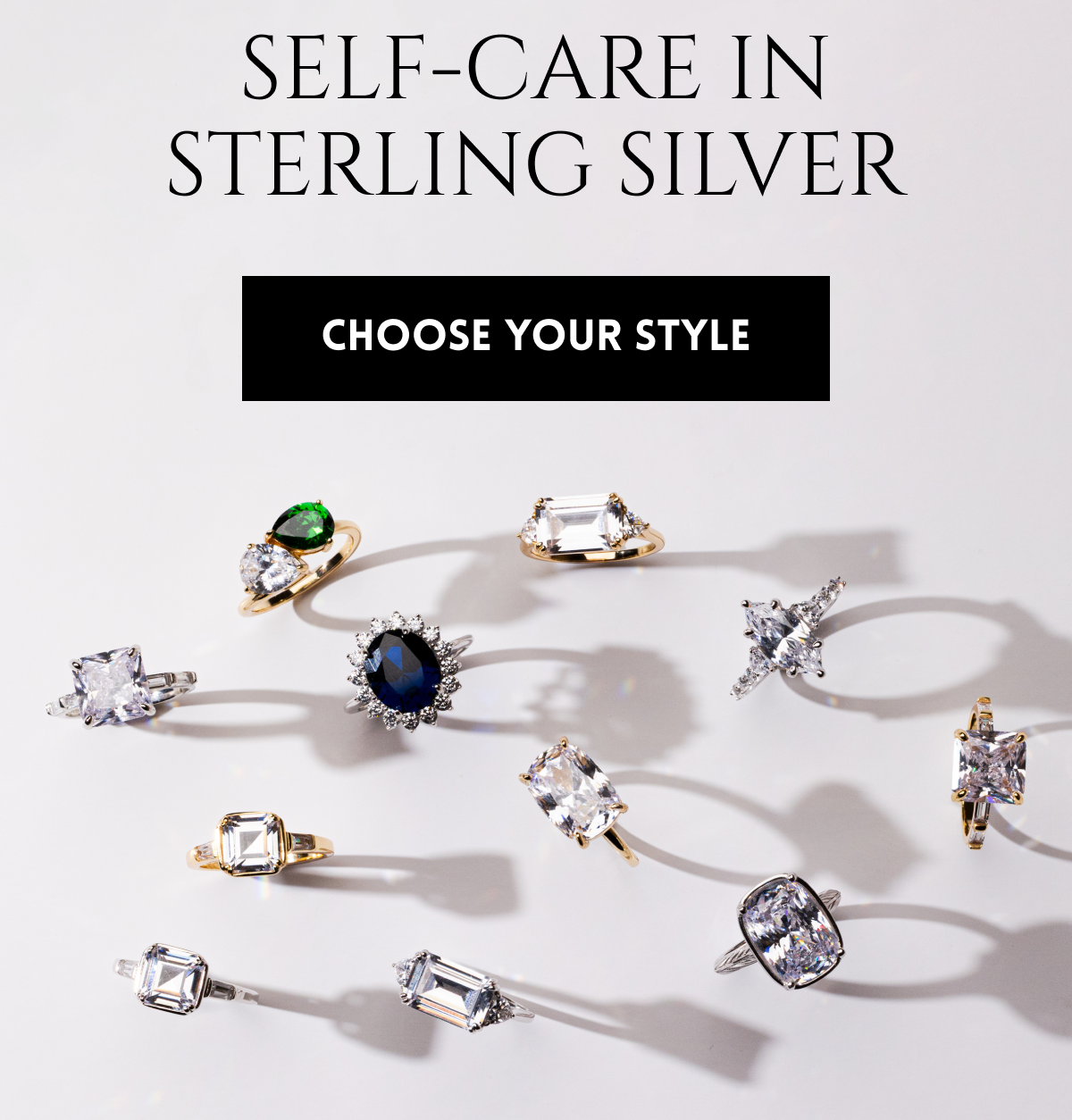 Self-Care in Sterling Silver [Choose Your Style]