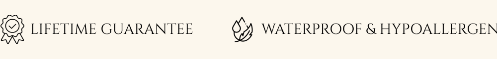 Lifetime Guarantee | Waterproof & Hypoallergenic | Free 60-Day Returns