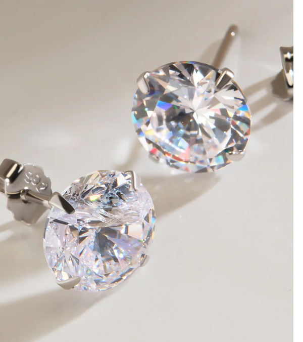 Sterling Silver Everyday Essential CZ Studs