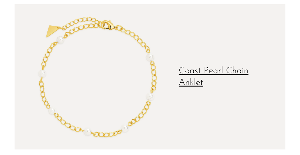 coast pearl anklet