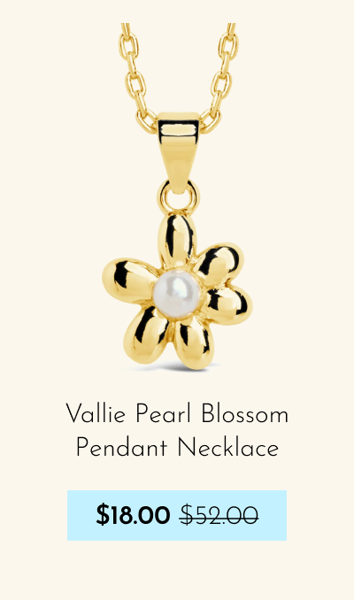 Vallie Pearl Blossom Pendant Necklace - now $18, was $52