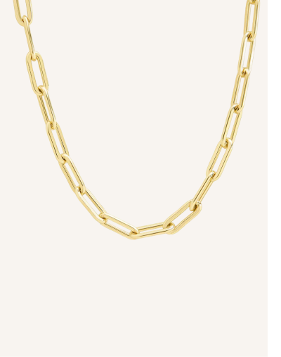 Sterling Silver Paperclip Chain Necklace