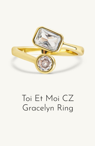 Toi Et Moi CZ Gracelyn Ring